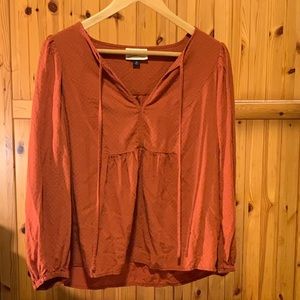 Orange blouse!!